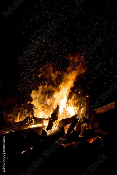 Fototapeta キャンプのある風景