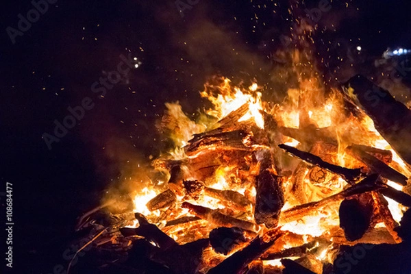 Fototapeta キャンプのある風景