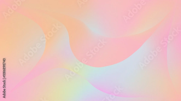 Fototapeta abstract colorful peachy pink yellow geometric gradient background