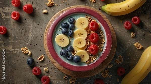 Obraz Smoothie bowl with banana
