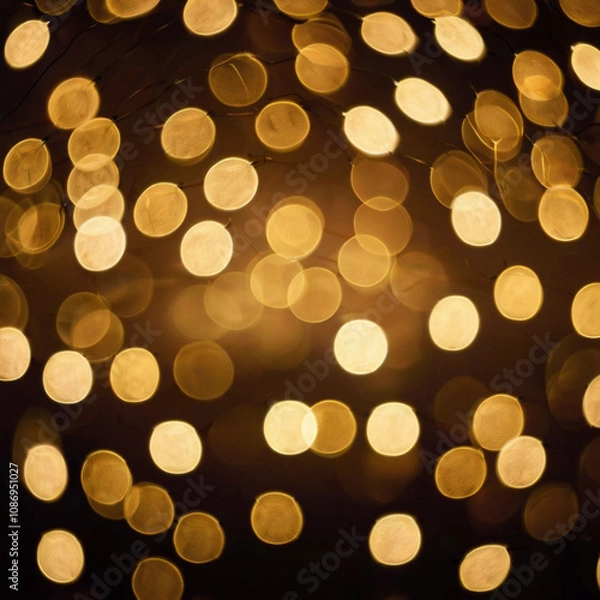 Fototapeta a close up of a christmas tree with lights, lighting background