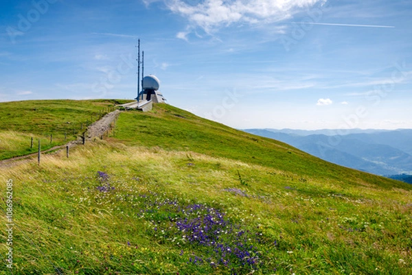 Fototapeta Grand Ballon, the highest peak in the Vosges Mountains