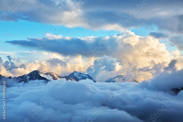 Obraz alpine mountain landscape