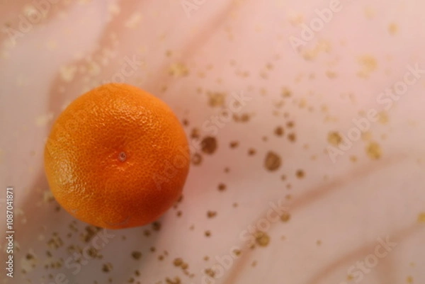 Obraz Orange tangerine. The texture of the peel. Abstract background. New Year's mood.
