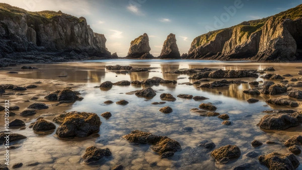 Obraz Serene Coastal Landscape