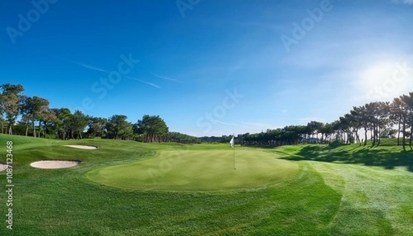 Obraz Experience breathtaking views on stunning golf courses.  