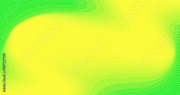 Fototapeta Dots halftone green color pattern gradient texture with technology digital background. Dots pop art comics with nature graphic design.