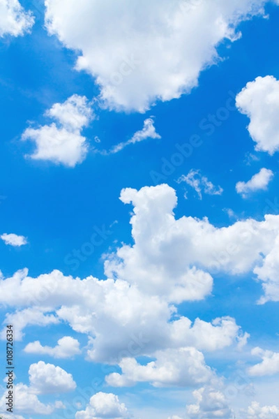 Fototapeta clouds in blue sky