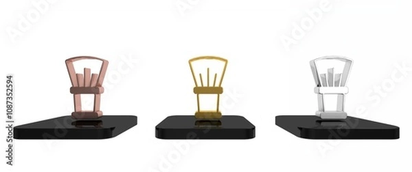 Fototapeta Colorful Shaving brush icon isolated on white background. Barbershop symbol. Minimalism concept. 3D render illustration