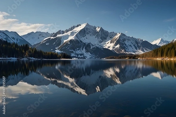 Fototapeta lake reflection