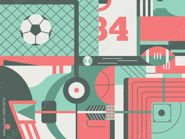 Fototapeta Sport abstract background