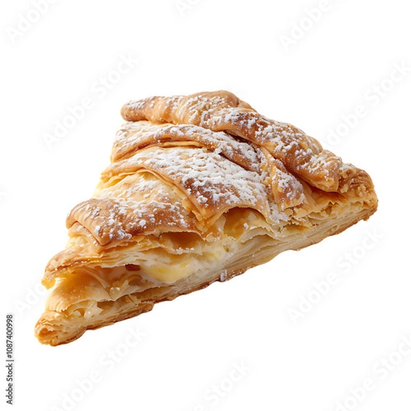 Fototapeta Pastry isolated against transparent background generated by Ai
