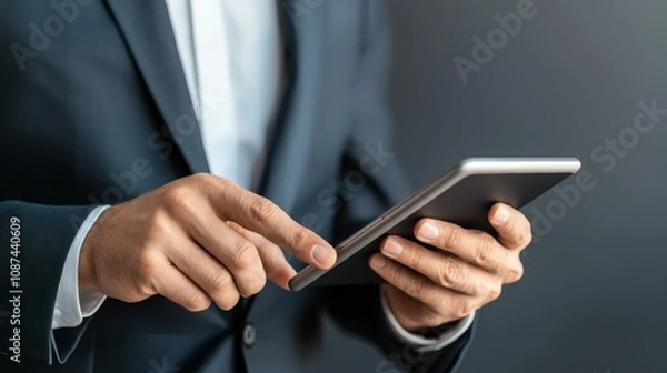 Fototapeta Design a secure mobile device management (MDM) system for a company with BYOD policies, including app restrictions and remote wiping capabilities.