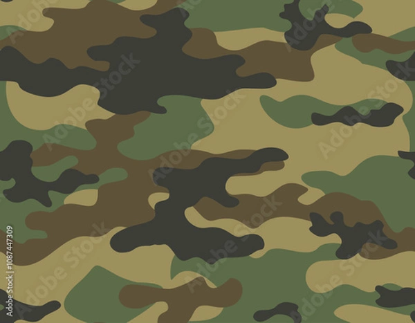 Obraz 
modern military camouflage seamless fashion pattern classic urban design