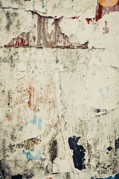 Fototapeta Old posters grunge textures and backgrounds