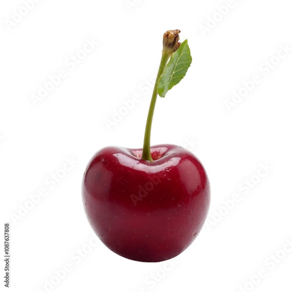 Fototapeta Cherries Image Isolated With Transparent Background