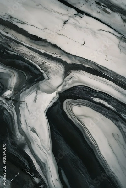Fototapeta A captivating and detailed photograph of a marble
