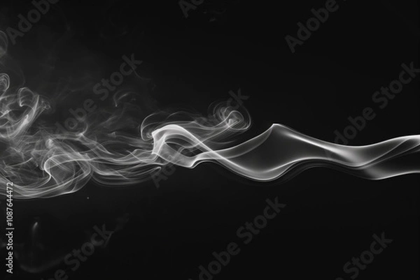 Obraz smoke black screen