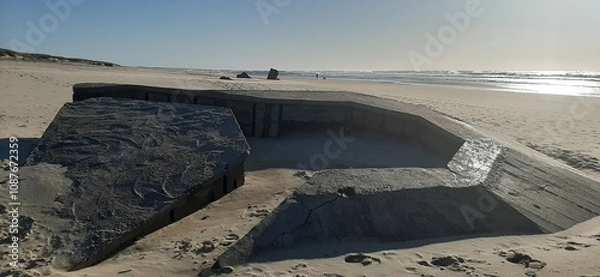 Obraz dam in the mountains