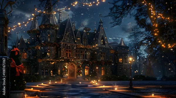 Fototapeta Christmas night