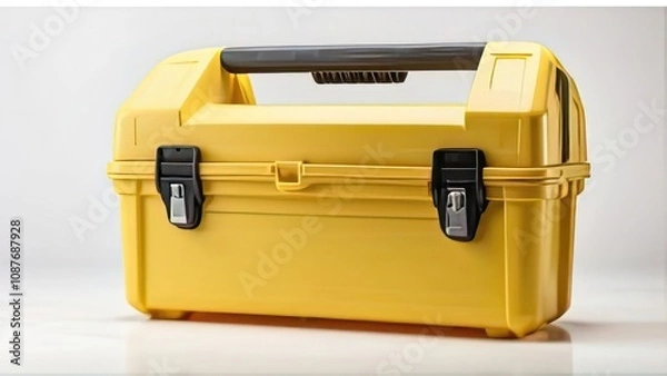 Fototapeta 3d render of a toolbox,tool box isolated on white