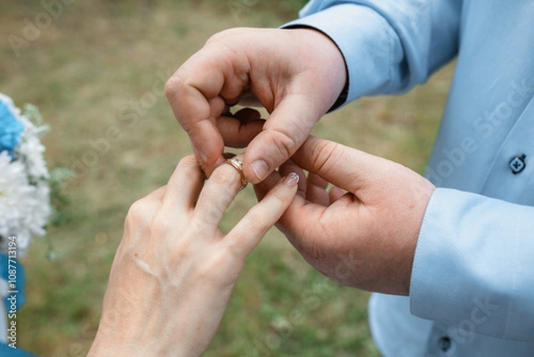 Obraz rings in hands