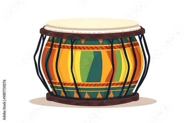 Fototapeta Vector illustration set of 50 musical instruments in cartoon style isolated on white background Retro musical instruments set realistic design Music instruments, musical notes and equipment A variety 