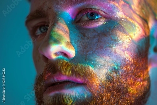 Fototapeta Queer Character Expressiveness in Studio Close-Ups