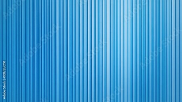 Obraz Abstract Blue Vertical Lines Background,  Elegant Minimalist Design, Digital Art Texture, Smooth Gradient Shades, Modern Style Wallpaper