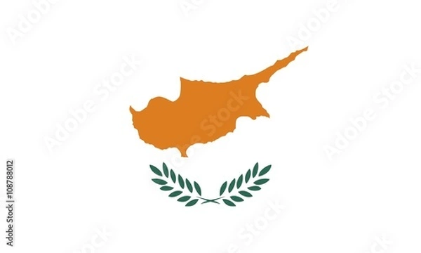 Fototapeta The flag of Cyprus vector graphics