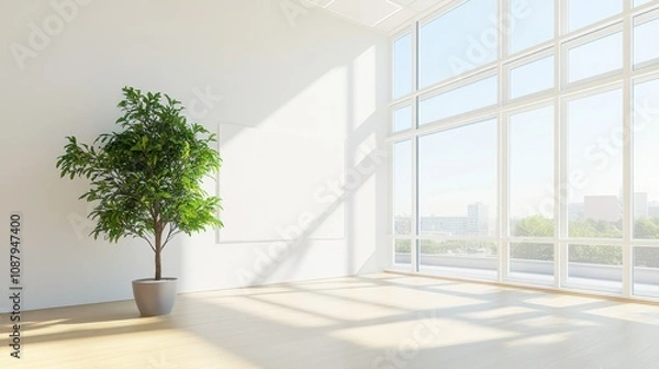 Fototapeta Modern Interior Design with a View