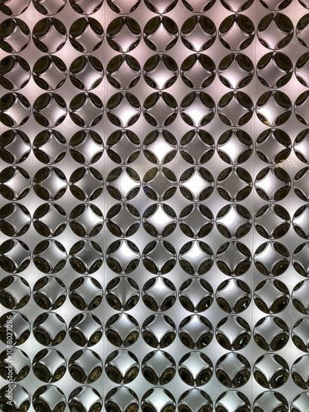 Obraz seamless metal texture - grey background