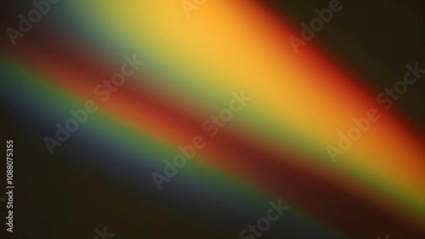 Fototapeta Vintage Light Leak Overlay for Creative Designs, Retro Vibes, Abstract Gradient Backgrounds, and Colorful Visual Effects