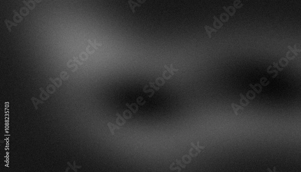 Obraz White black dark color gradient noisy background. Abstract soft colorful grainy gradient, glowing vibrant color flow, glowing colors, elegant backdrop.