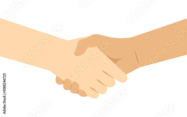 Obraz 握手のベクターイラスト