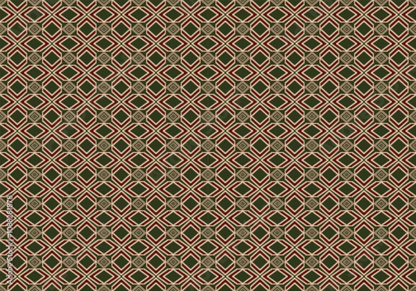 Fototapeta Ethnic tribal patterns in seamless geometric patterns.