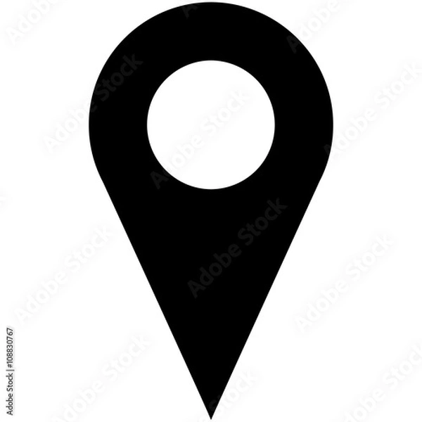 Fototapeta Map pointer vector