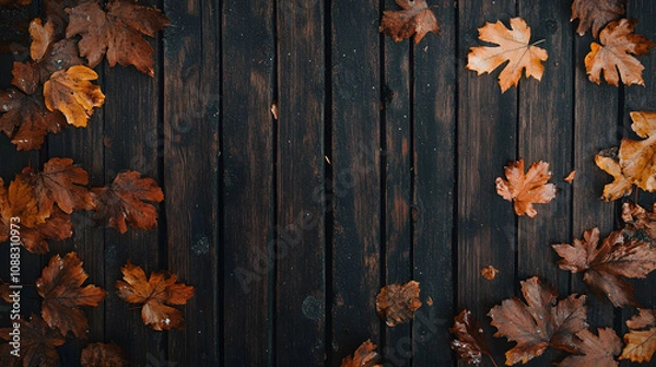 Obraz rustic thanksgiving background banner