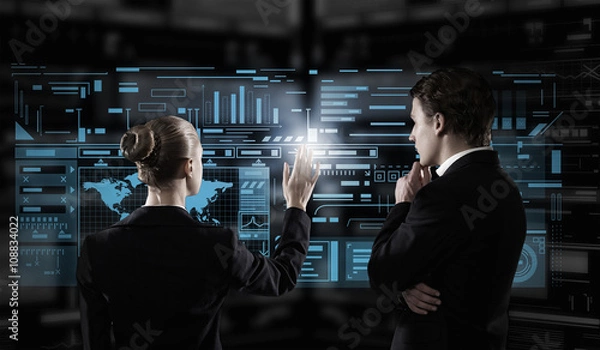 Fototapeta Modern technologies in use