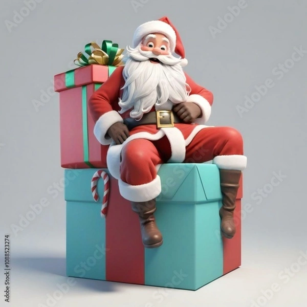 Obraz Santa Clause 3d
