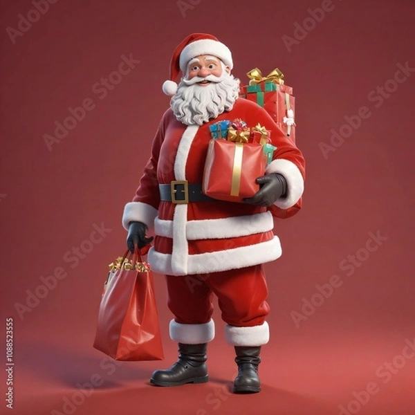 Obraz Santa Clause 3d
