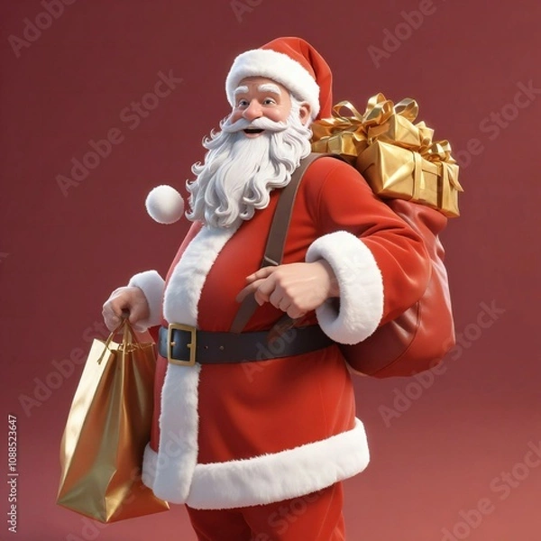 Obraz Santa Clause 3d