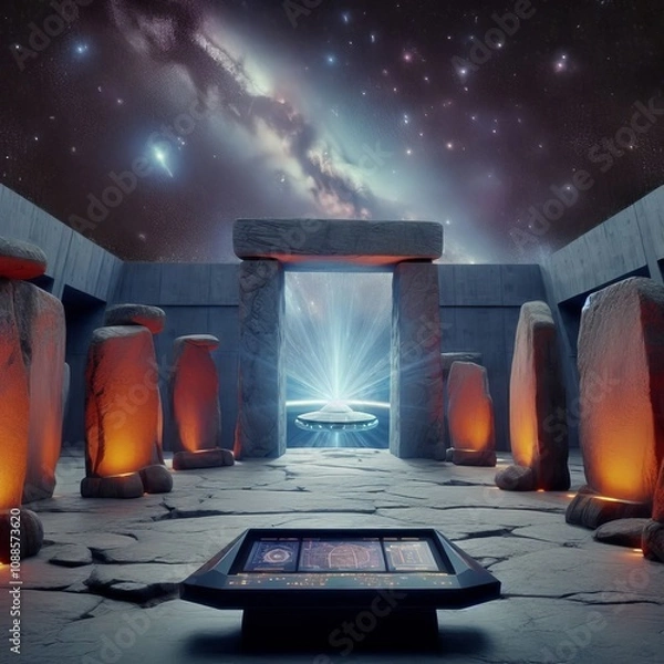 Obraz Holodeck Simulation The scene is revealed to be a holodeck progr