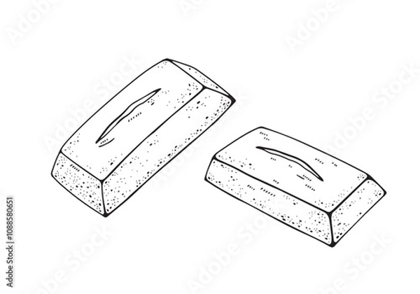 Obraz フィナンシェの線画