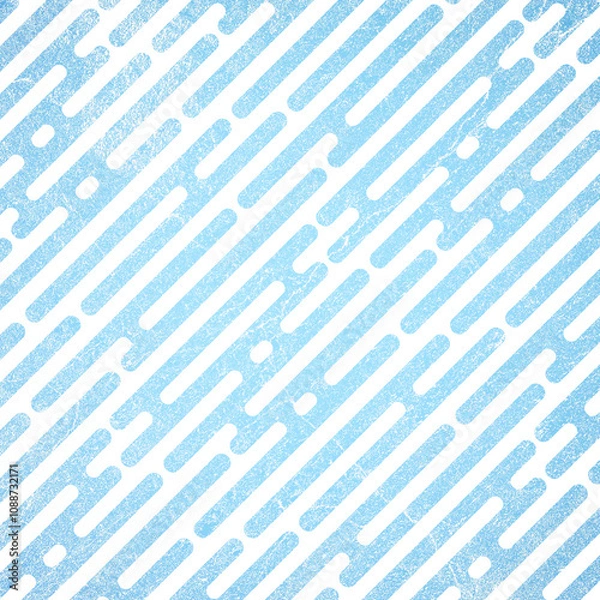 Obraz Abstract Blue and White Diagonal Striped Grunge Pattern