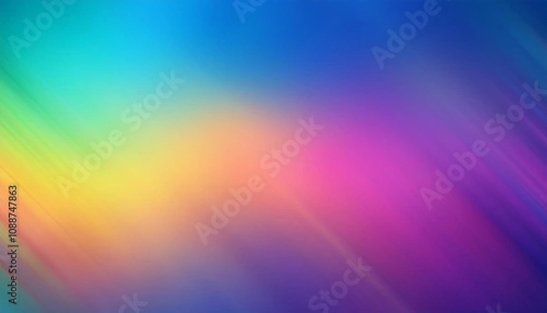 Fototapeta Abstract blurred rainbow colored background. Colorful gradient. Modern design.