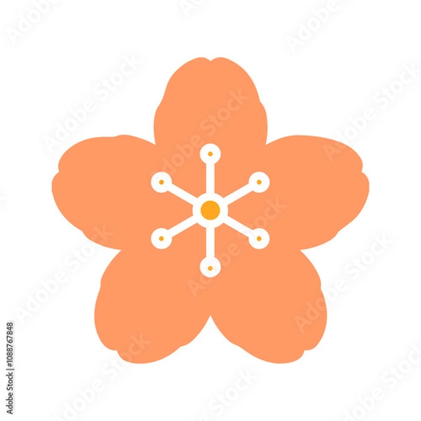Fototapeta Blossom Vector Icon