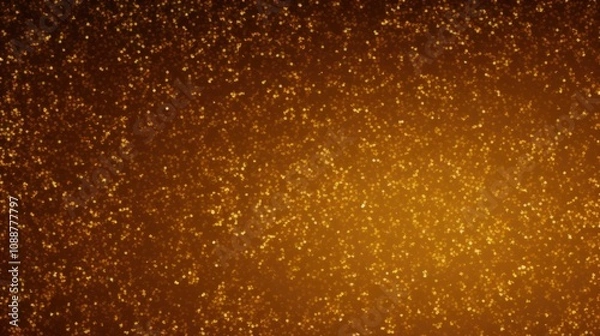 Fototapeta Shimmering Golden Glitter Background with Soft Sparkle Effect for Creative Projects and Visual Arts