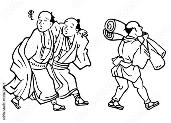 Obraz 江戸人０２