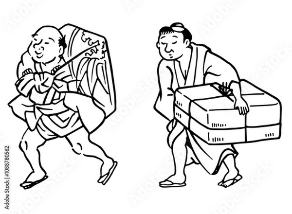 Obraz 江戸人０３